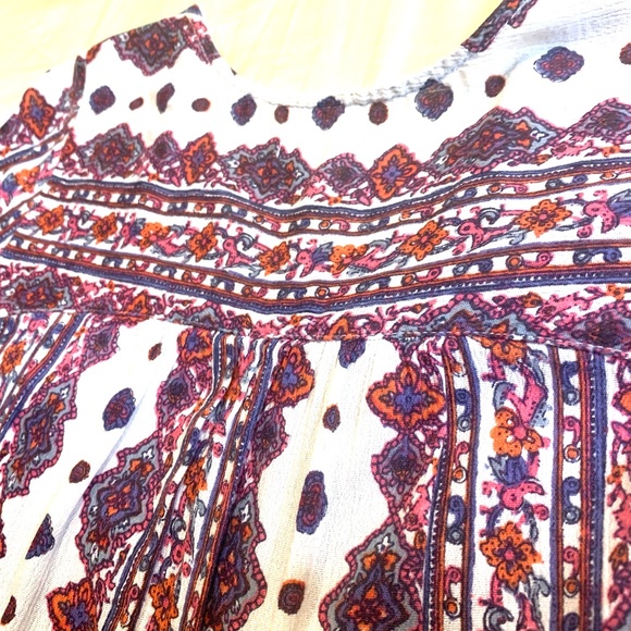 Hollister Bohemian Patterns Long Sleeves Shirt - Picture 4 of 6